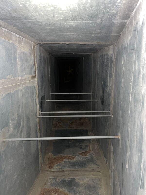 Example of a clean duct after duct cleaning service