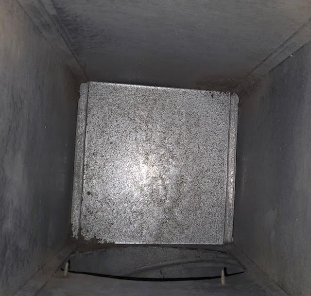 Commercial exhaust vent after Duct Dynasty cleaning